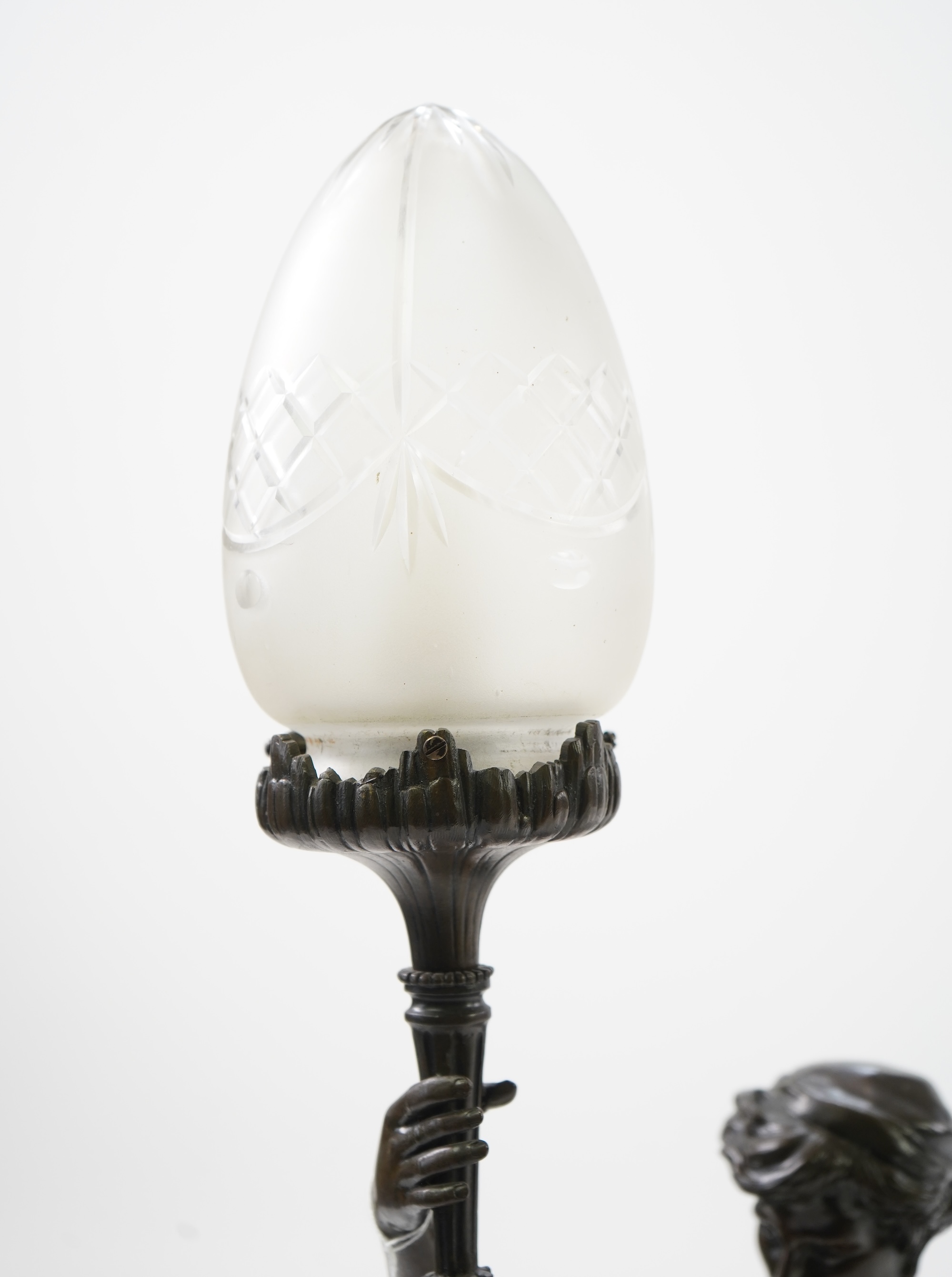 A Chinese export gilt decorated black lacquer sewing box, 19th century